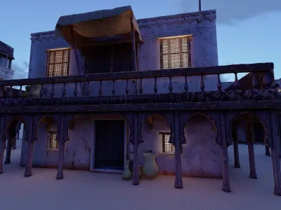  old Arab house 3D model