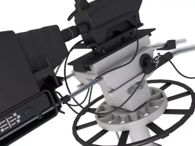 TV Studio Camera Generic 3D model