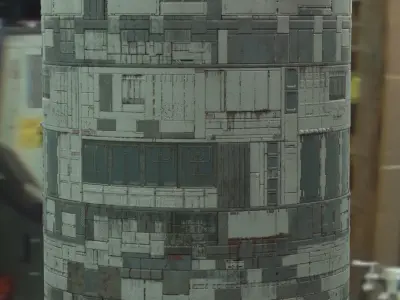 Scifi Wall Panel Texture Set B Texture