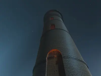 Tower - Restoration 3D model