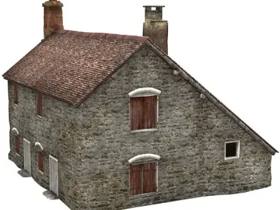 Derelict Cottage 3D model