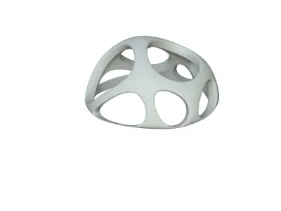 SciFi Cube Object No 51949 Low Poly Shape Low-poly 3D model