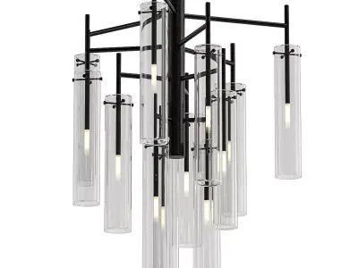 Untitled bamboo idl chandelier 3D model