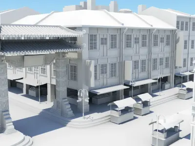 Chinatown Market 3D model