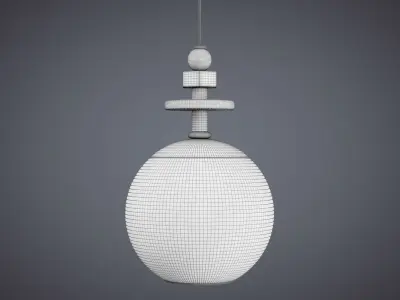 Maru Pendant Light Collection 3D model