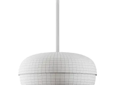 BLASVERK Beige Pendant Lamp 3D model