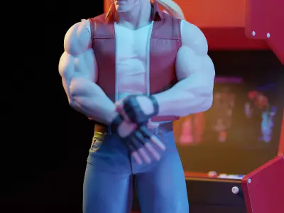 Terry Bogard by ES Monster 3D print model