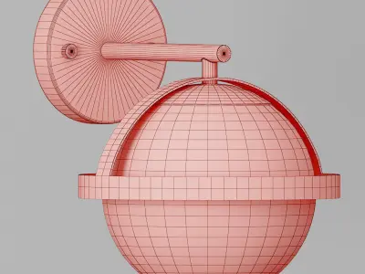 Wall lamps Lightstar CROCO 815617 3D model