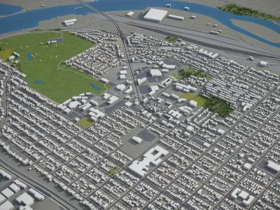 Everett  Low-poly 3D model