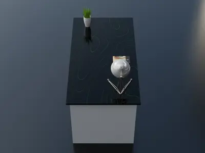 Office Smart Table1 3D model