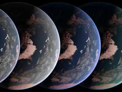 43K UltraRealistic Earth 3D model