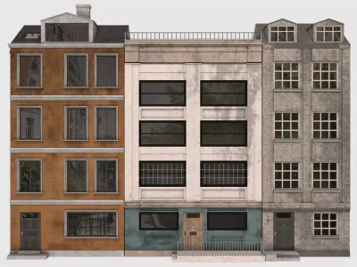 Classic European House 3D model