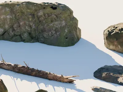 Rocks Pack 3D model