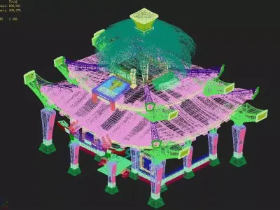 Town House - Main Hall 3D model