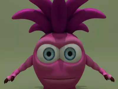 Cartoon Monster Freddy 3D model