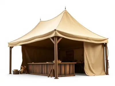 Medieval Market Stall Model Pack Low-poly 3D model