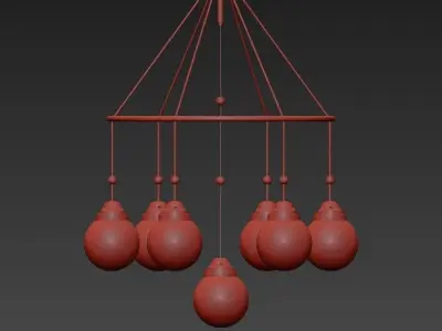 Brioni chandelier 3D model