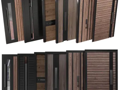 ENTRANCE DOOR COLLECTION  A 3D Model Pack