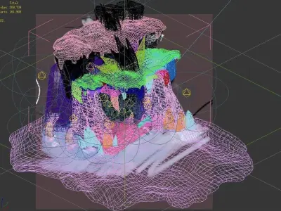 Kunlun Snow Mountain - Cave 03 3D model