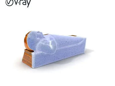 Ancient Egyptian Sarcophagus Model Pack Low-poly 3D model