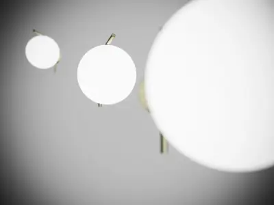 ic wall lamp flos 3D model