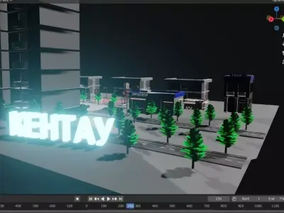 Parking  3D model purchase