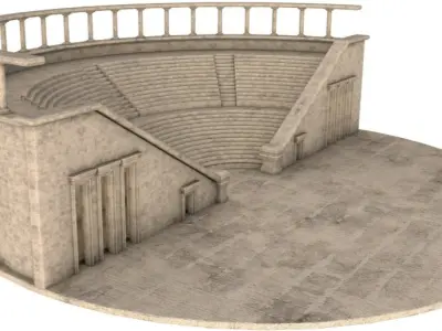 Ancient Amphitheater 3D model