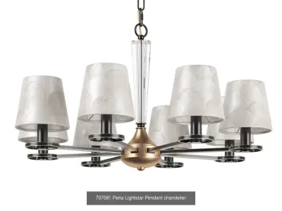 707 Perla Lightstar Collection of Lamps 3D Model Pack
