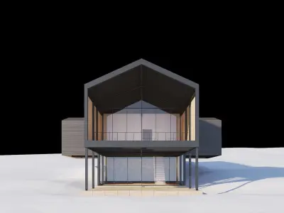 Cabin in the Woods 3D model