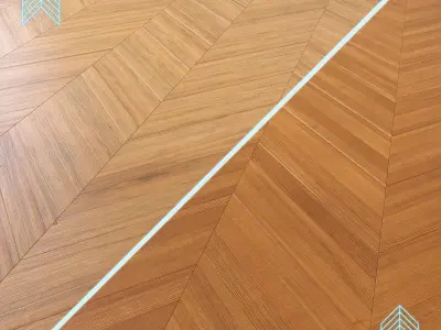 Parquet - Laminate - Wooden floor 2 in 1 Low-poly 3D model 28
