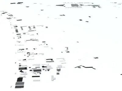 Palma De Mallorca Streets and Buildings 3D model