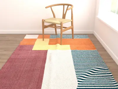 Rugs No 743 Low-poly 3D model