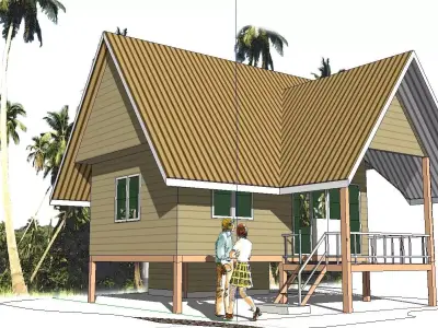 Creative Design-Holiday Cabin-081 3D model