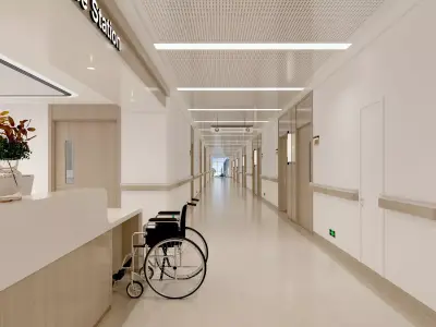 Hospital Interior 03 3D model