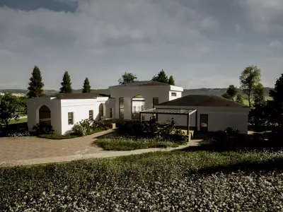 Vila house  Archicad 22  3D model 3D model