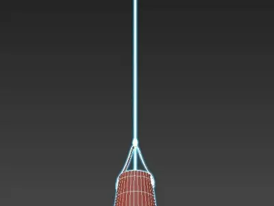 lumion-tristen-3641-1 pendant light with shade 3D model