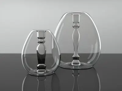 Mint Abra Candelabra 3D model