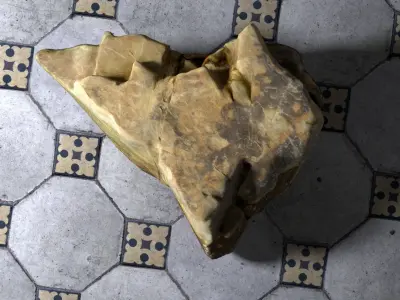 Big ColorFul Rock Free 3D model