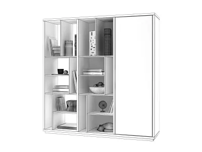Meo 03 Bookcase 3D model