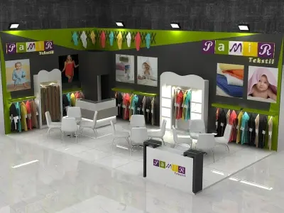 PAMIR Exhibition Stand 3D model