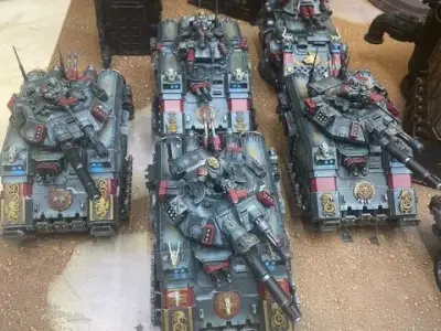 Space Viking wolves vehicle extras for repulsor 3D print model