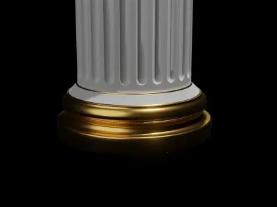 Fantasy Ionic Column 3D model
