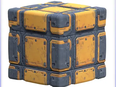 SciFi Seamless Texture Texture 9