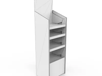 Point of Sale Cardboard Display Stand Texture