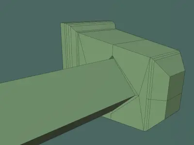 Towel bar Free low-poly 3D model