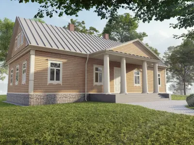 LUMION 12 SCENE VILLA 3D model