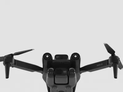 Drone with 1080P Camera 90 degree Electric Adjustment IDEA12 Low-poly 3D model
