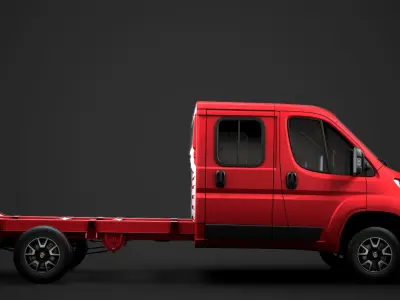 Fiat Ducato Chassis Truck Crew Cab 4035WB 2020 3D model