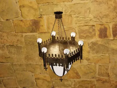 Gothic lantern 3D model