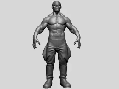Fantasy Male Model A 3D model
